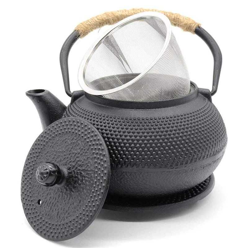 Teko Air Kuno China Jepang Besi 1.2 Liter Japan Chinese Tea Pot Maker Teko Tradisional Kuno