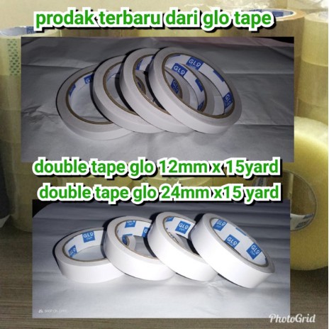 

MURAH - DOUBLE TAPE/ ISOLASI 2 SISI 1/2 IN DAN 1 IN