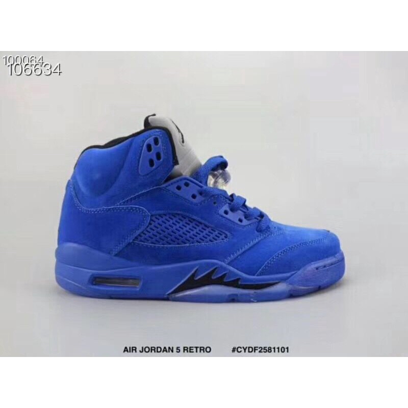 nike air jordan 5 blue