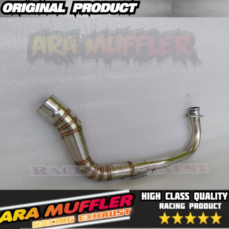 pipa leher knalpot racing MioM3 inlet 50mm semi murah