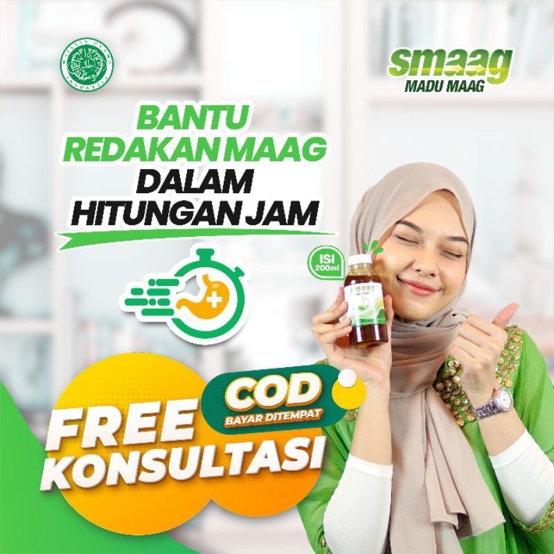 Madu SMAAG Original Obat Maag Kronis Dan Asam Lambung Tinggi