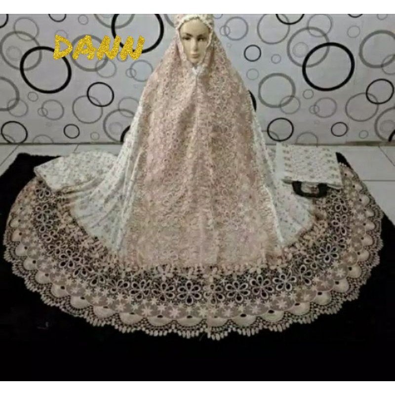 Nadira mukena sutra paris bordir