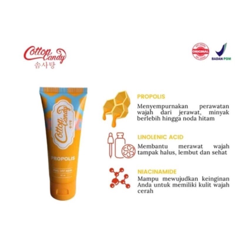 COTTON CANDY Propolis Peel Off Mask 50 ml