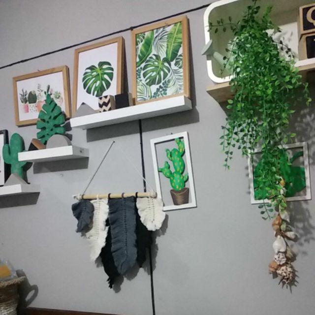 Macrame wall hanging dekorasi  kamar  aesthetic  tali makrame 