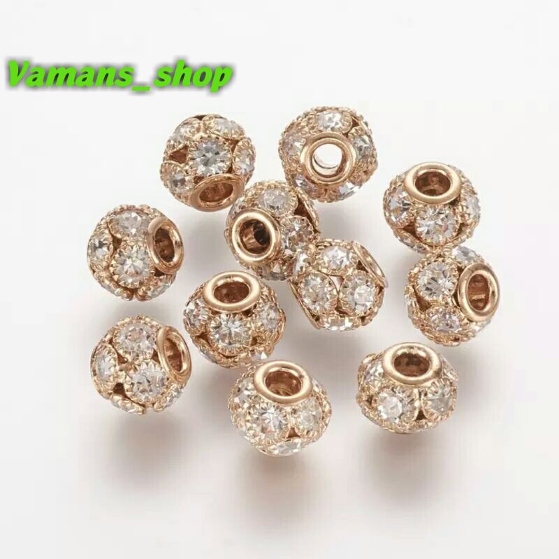 Pembatas Gelang Tali Kawat Atau Kalung -Spacer Glitter Craft