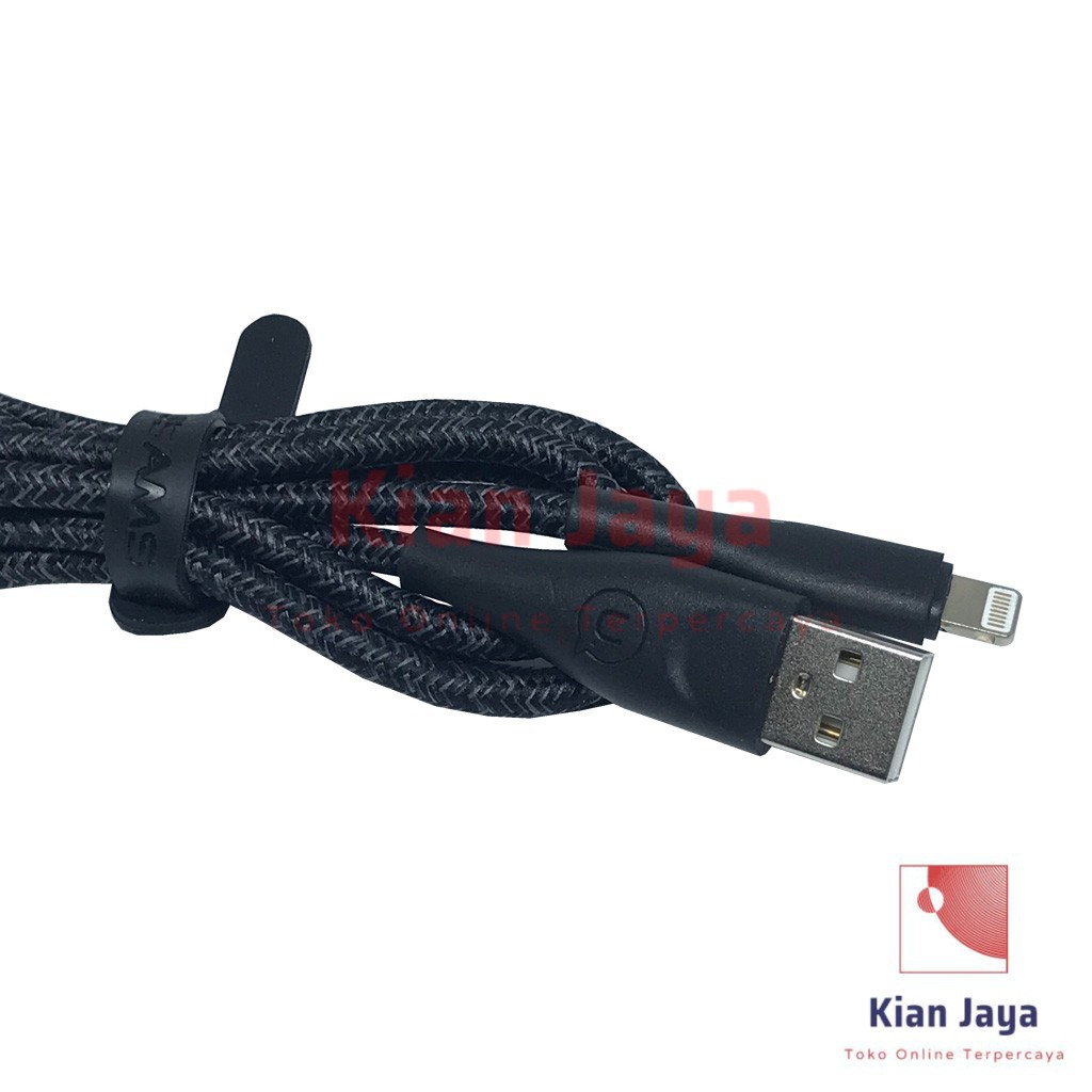 Usams Kabel Data iPhone Lightning Port Cable Support Fast Charging dan Data Transmission Original