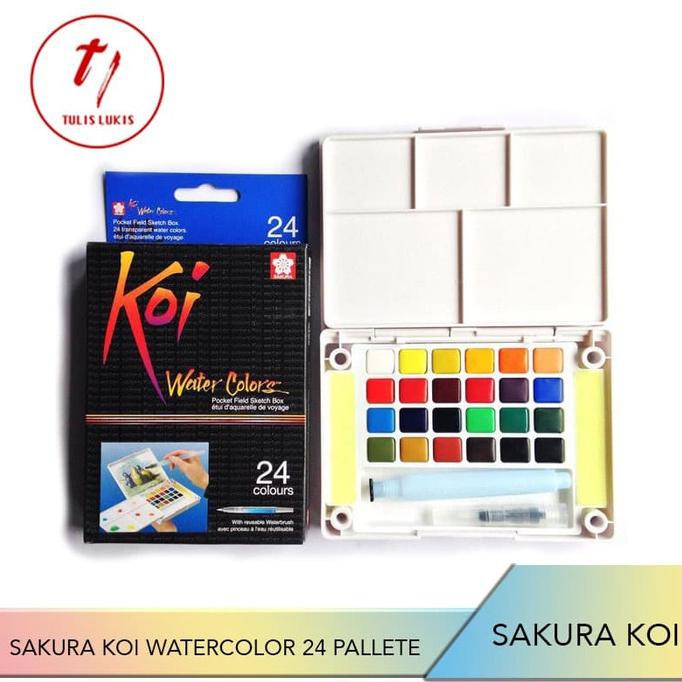 

SAKURA KOI WATERCOLOR PALLETE ISI 24