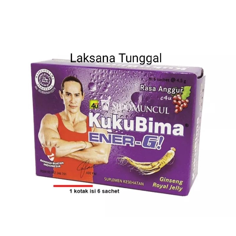 Kuku Bima ener -G isi 6 sachet