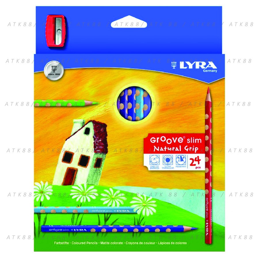 

✨ BISA COD ✨LYRA GROOVE SLIM COLOURS PENCIL 24 COLOURS