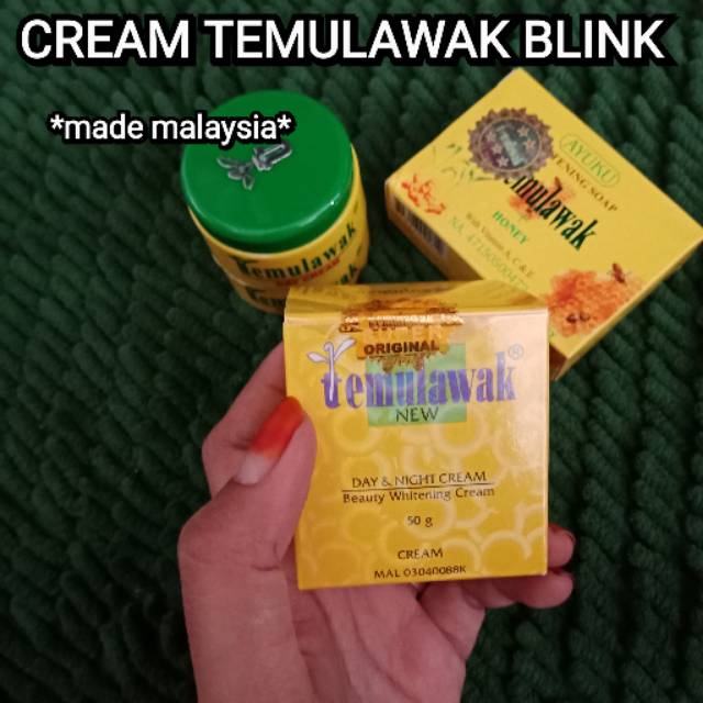 

Cream temulawak blink / temulawak original holo embos / temulawak malaysia / sabun ayuku