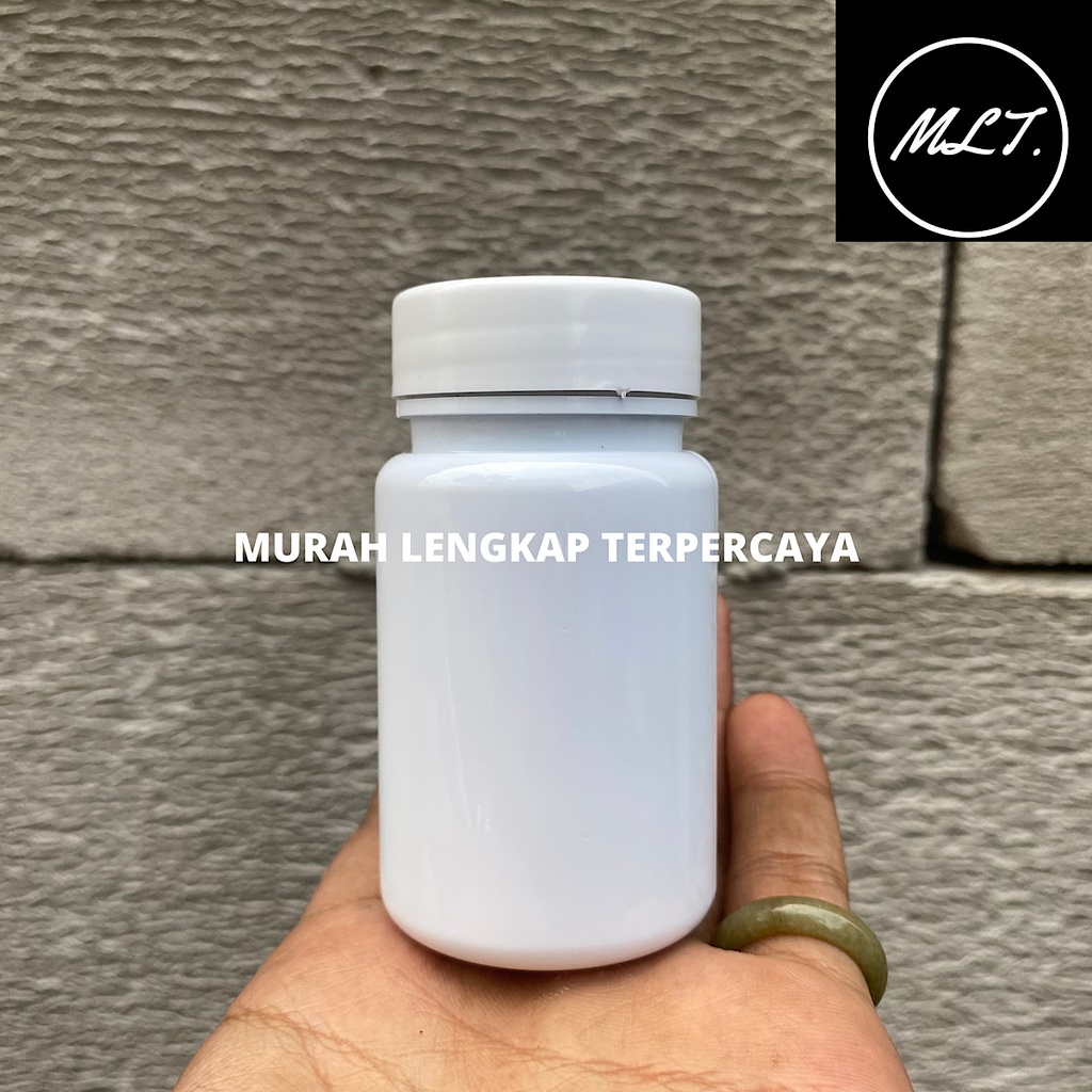 BOTOL BULAT 135ML PUTIH / BOTOL TABLET 135ML PUTIH BOTOL TABLET BULAT 135 ML PUTIH