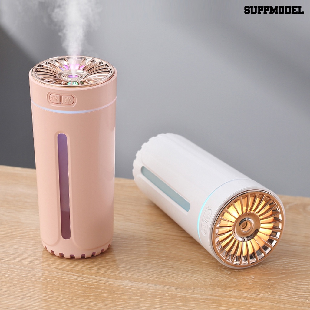 Suppmodel Air Humidifier / Diffuser Aroma Terapi USB Portable Dengan Lampu Warna-Warni Untuk Mobil