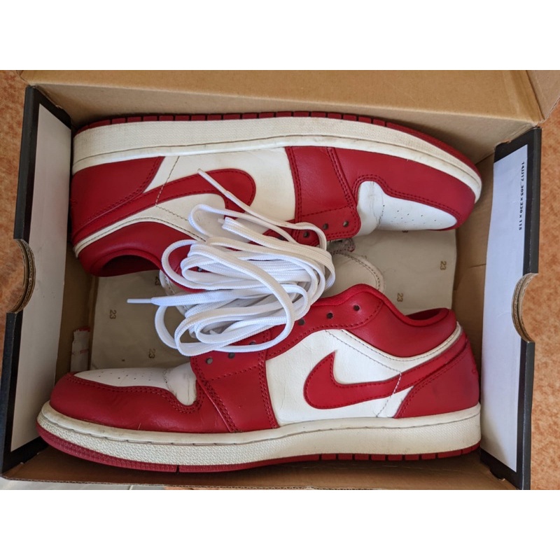 Jual Air Jordan 1 Low Gym Red Shopee Indonesia