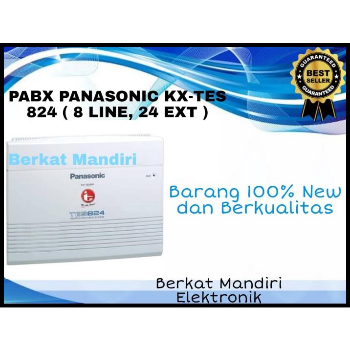 Pabx Panasonic Kx-Tes 824 ( Kapasitas 8 Line 24 Ext )