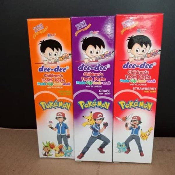 Dee dee Tooth Paste Kids / Deedee Pasta Gigi Anak Odol Anak 3 Rasa_Cerianti