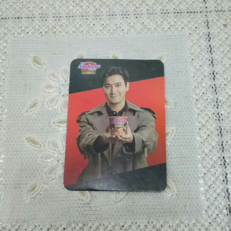 SIWON PHOTOCARD MIE SEDAAP CUP