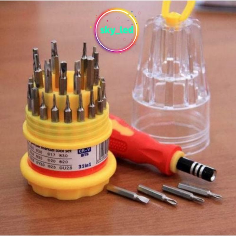 Obeng Set Multifungsi/Obeng Magnetic 31 in 1 / obeng set super murah