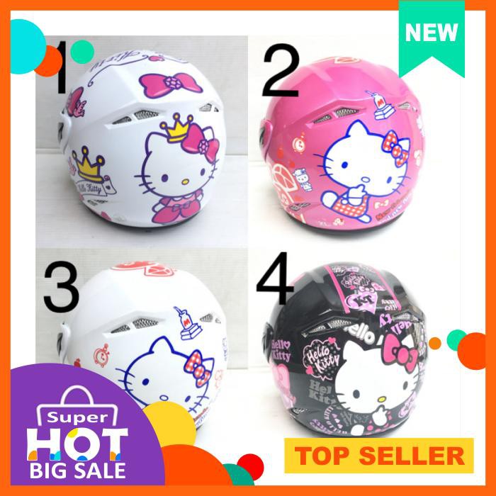 Helm Anak Gm Evoteen Hello Kitty