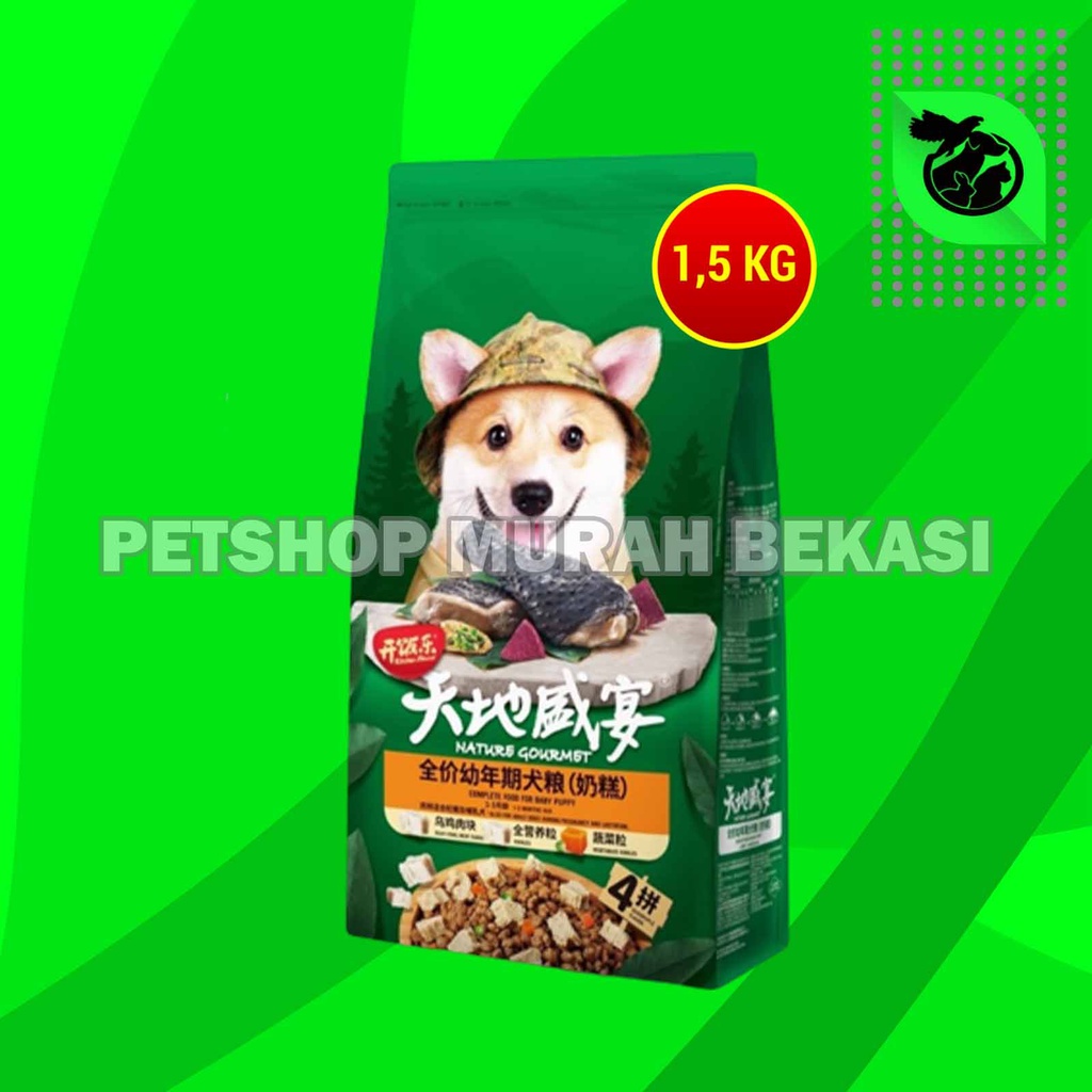 Kitchen Flavour Silky Fowl Dog Food Puppy Makanan Anak Anjing 1.5KG