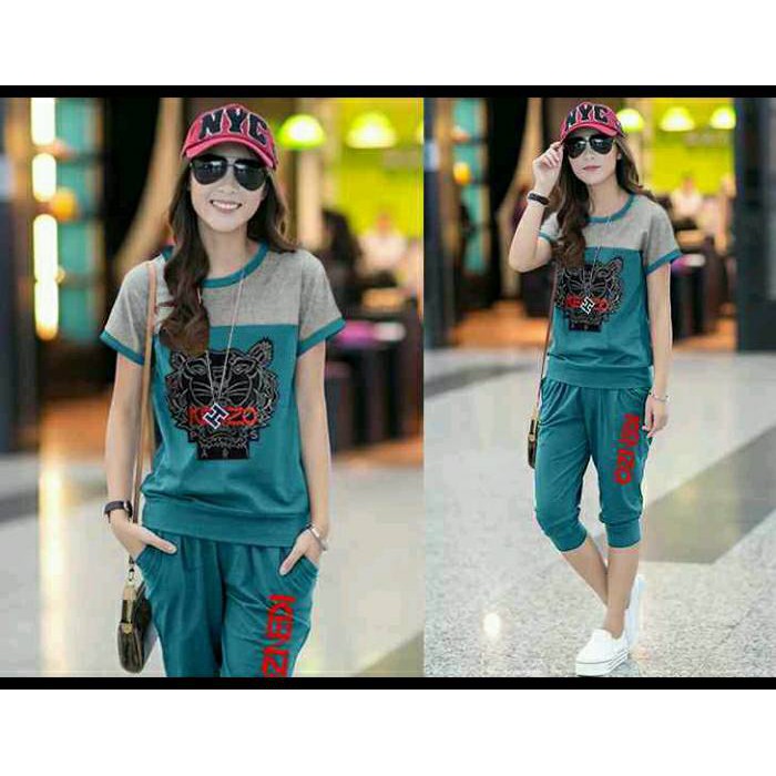 Setelan Kenzo Abu Tosca Casual