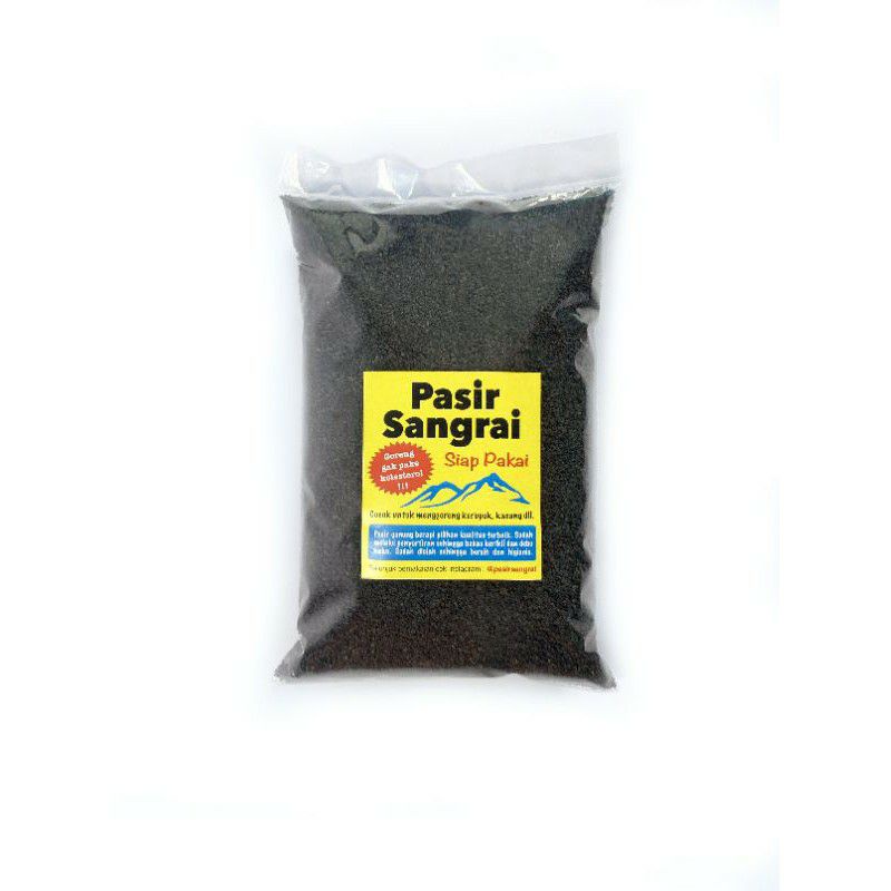 Pasir Sangrai® Siap Pakai - HALUS STANDAR - Kemasan Plastik 1kg / Pasir Goreng Kerupuk/ Kerupuk Pasir