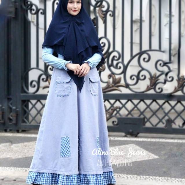 Gamis syari alina ori anisa modish