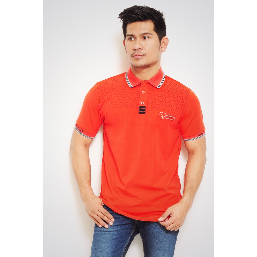 Govibos Fashion Sport Polo Shirt - Orange
