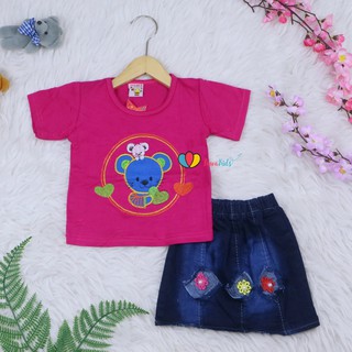 Setelan Yura Uk 1 2 Tahun Baju  Anak Perempuan Set Atasan   Setelan Yura Uk 1 2 Tahun Baju  Anak Perempuan Set Atasan