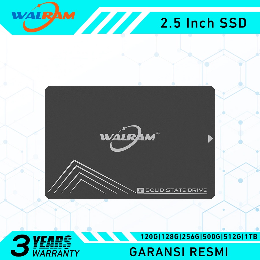 Jual Walram 128GB 256GB 512GB SATA3 SSD 2.5 Inch Internal Solid State ...