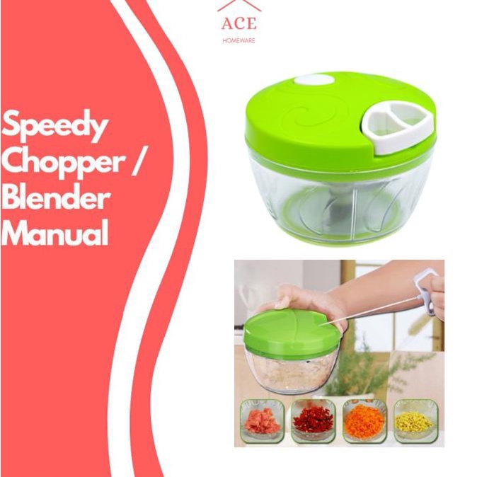Hot Sale Speedy Chopper / Blender Manual ⁣Tangan Murah