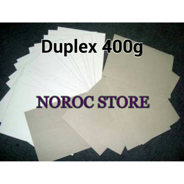 KERTAS DUPLEX / KERTAS BOX / KERTAS KARTON