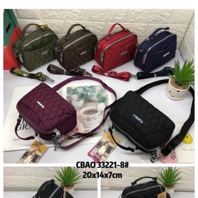 Tas wanita impor slempang 2in1 chibao 33221
