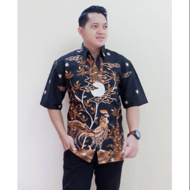 Hem pendek lapis furing ori batik solo sragenan