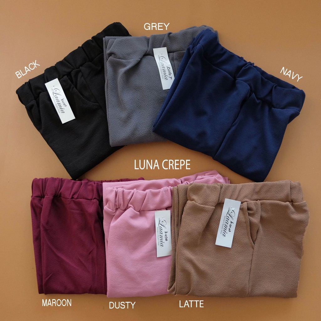 Ribbona Pants - Milano Pants Celana Harem Mosscrepe