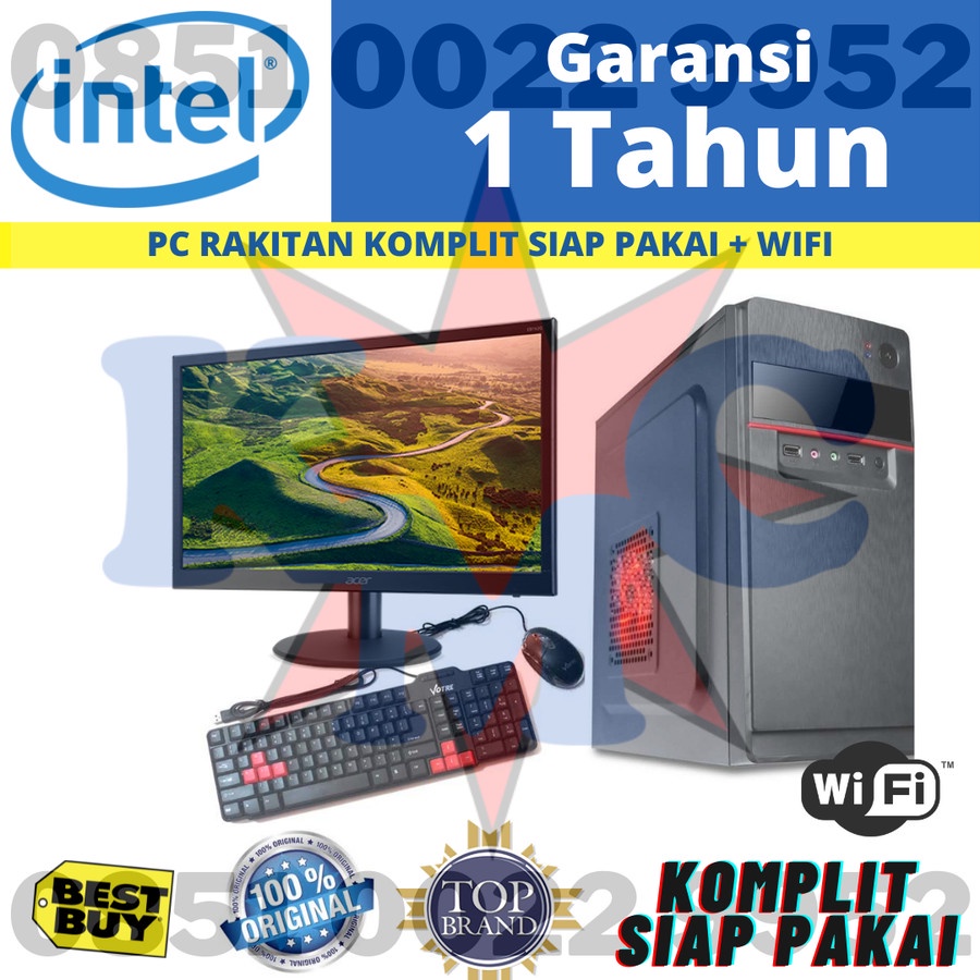 PC Rakitan Core i3 2120 Lengkap Siap Pakai Sekolah Office Kantor Admin