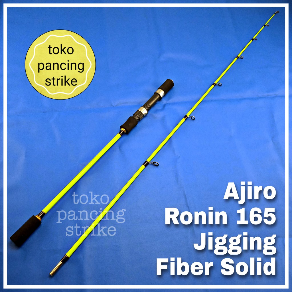 joran pancing jigging laut murah fiber solid kuat ajiro ronin 165 cm