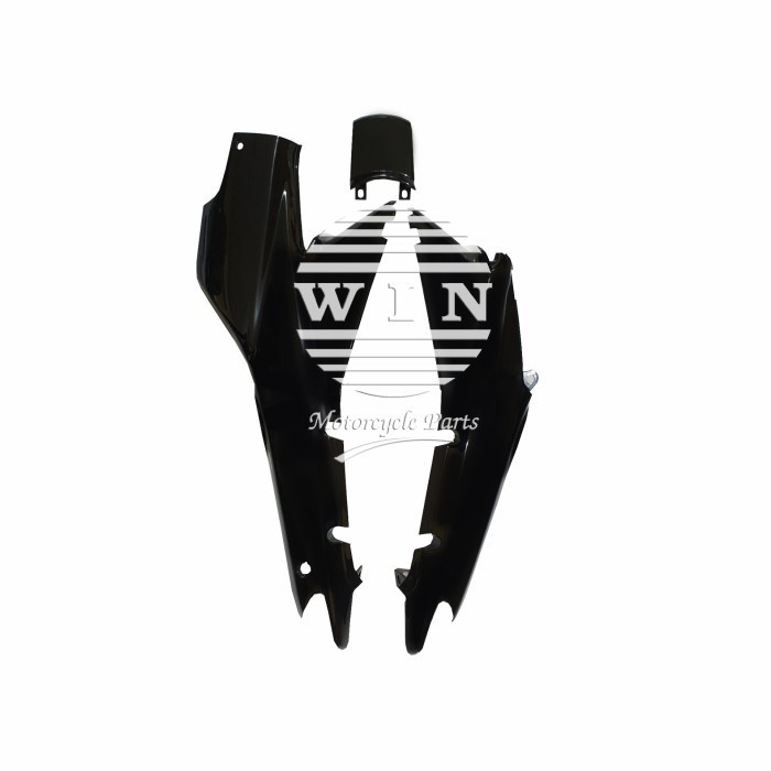 BODY BELAKANG SUPRA FIT LAMA / SUPRA X / SUPRA XX / COVER BODY SUPRA HITAM + COVER STOP