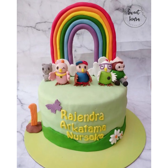 

KUE ULANG TAHUN DIDI AND FRIENDS/ DIDI AND FRIENDS BIRTHDAY CAKE 18CM