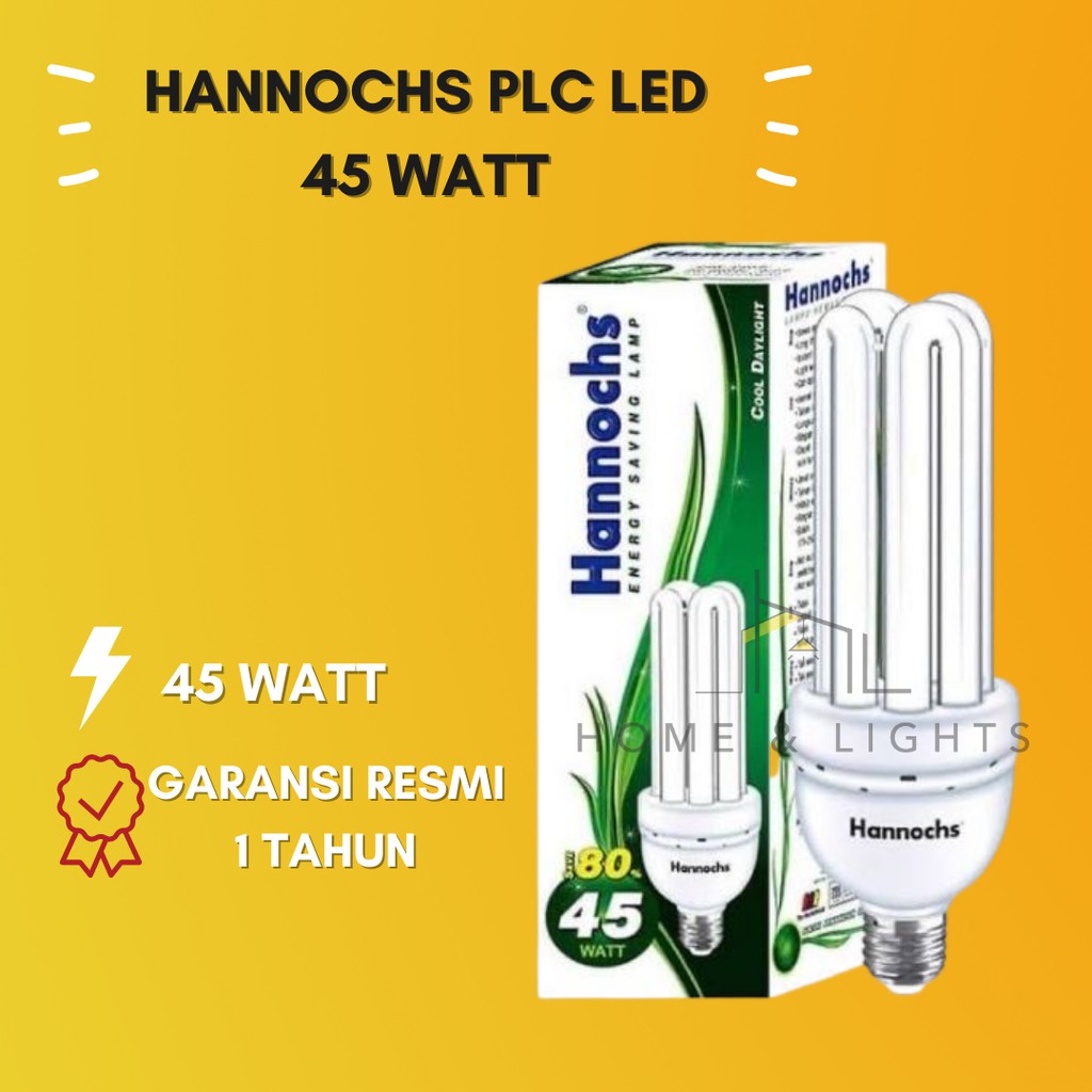 Lampu Hannochs PLC 4U ( Lampu Hemat Energi)