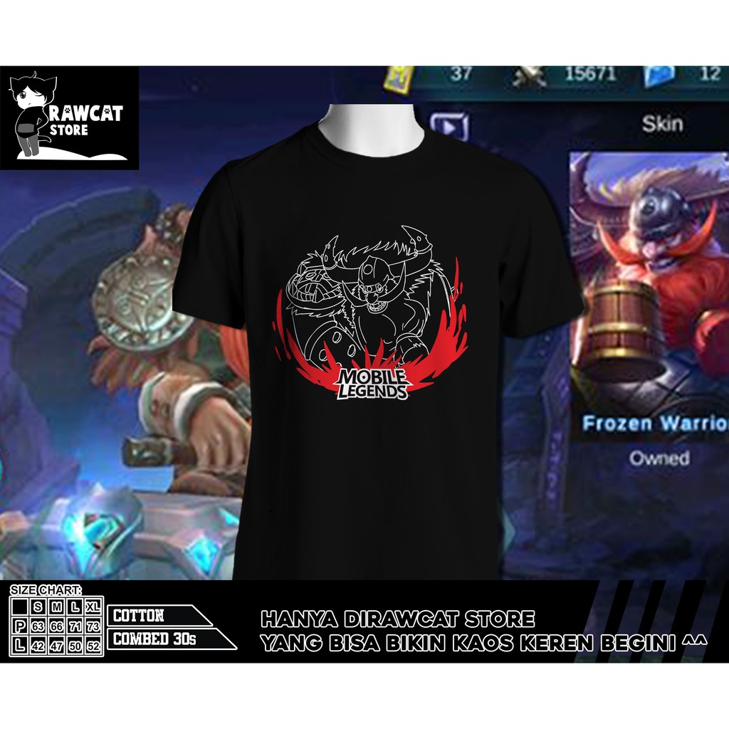 Kaos Franco Mobile Legends Shopee Indonesia