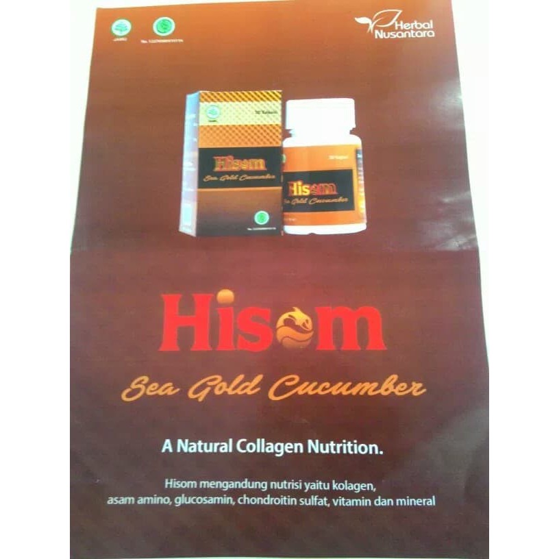 

Hisom extra tripang jamu herbal sea gold cucumber Berkualitas