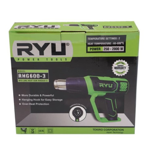 Heat Gun Ryu / Hot Gun ASLI RYU / Pemanas Hot Gun RYU