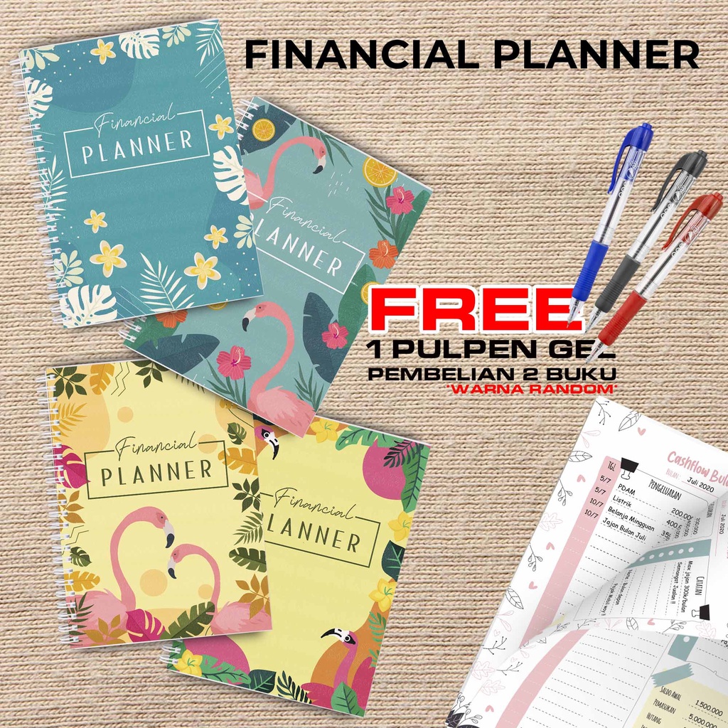 

Artomaringi Uang Planner / Financial Planner Beli 2 Buku Gratis Pen Gel Kode FP06