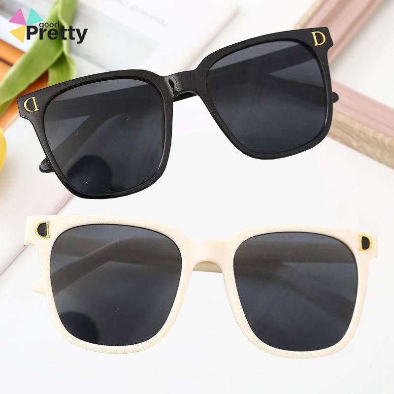 kacamata hitam anak Fashion Perempuan Universal Anti-UV Street Shooting Sunshade Sunglasses - PD