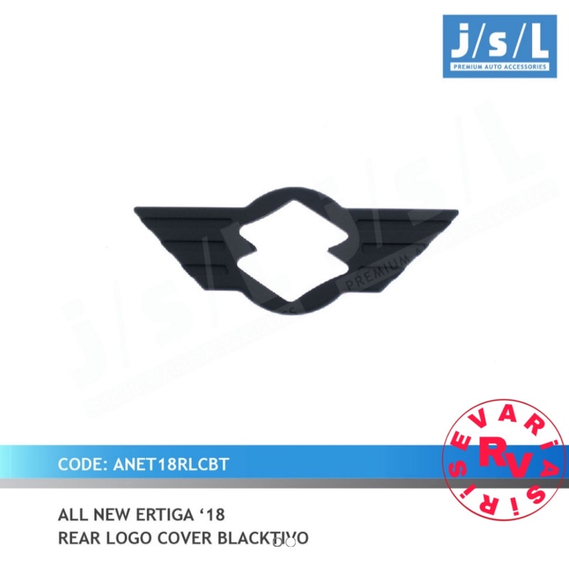 Garnis Cover Ring Logo Belakang Warna Hitam Doff Suzuki All New Ertiga 2018 2019 2020 2021 2022 2023