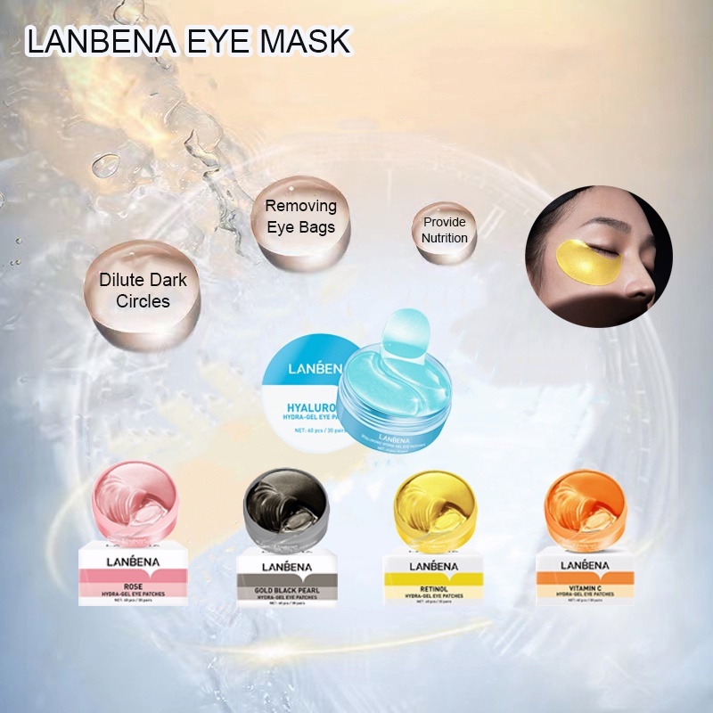 [BPOM] LANBENA Eye Mask Moisturizing Brightening And Lightening Dark Circles Eye Patch