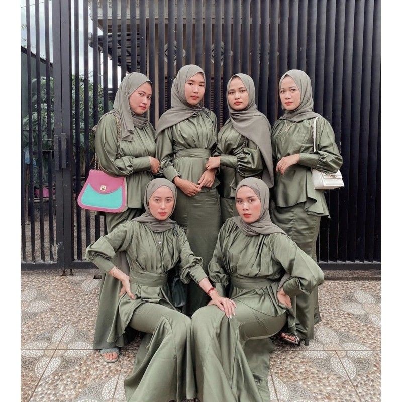ONE SET ( baju + rok misah ) ARABIAN LOOK SEASON 2 free bross