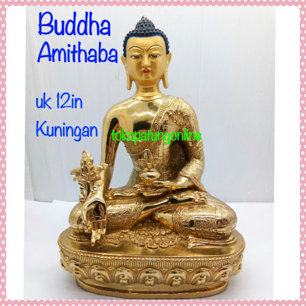 Patung Budha Amithaba 12 in