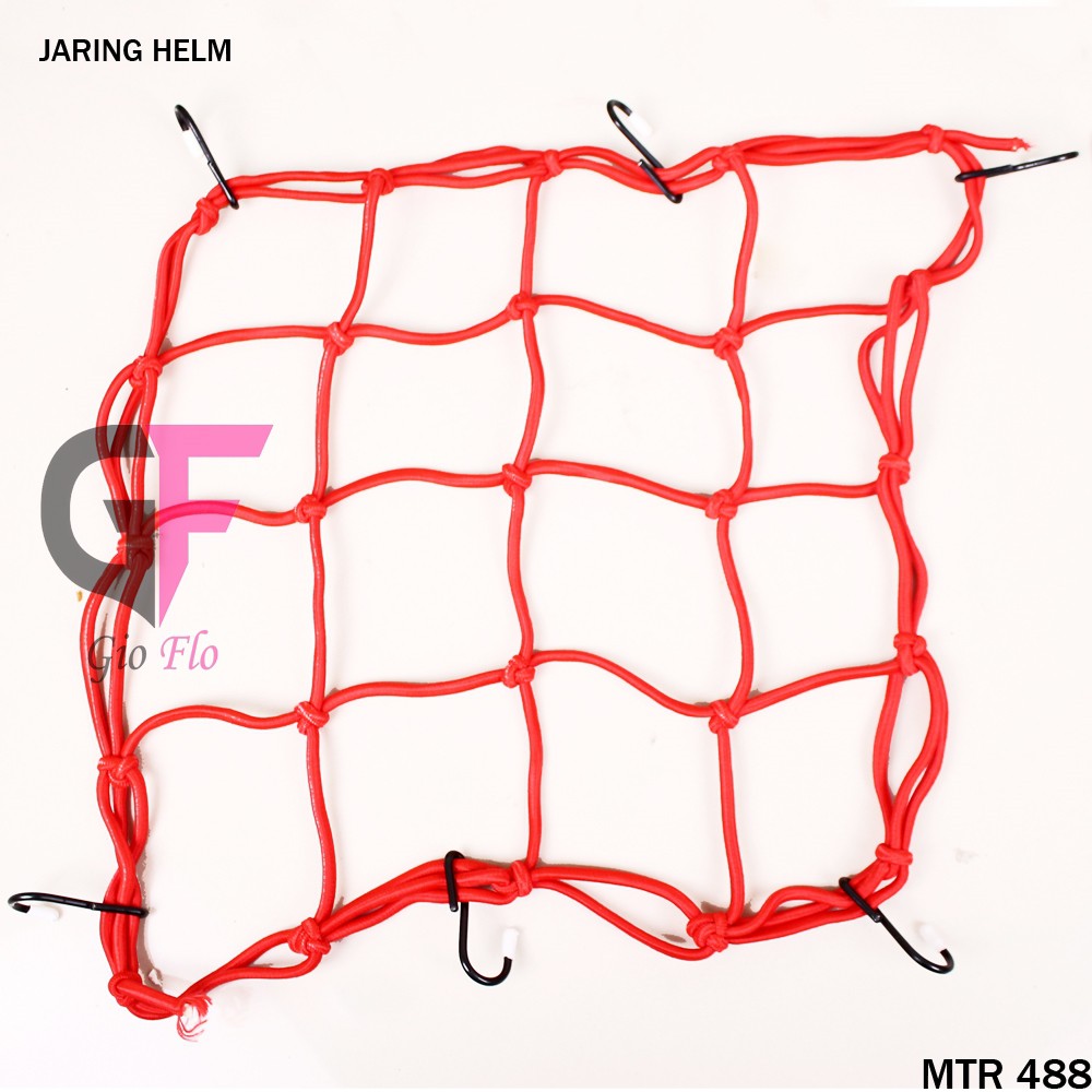 GIOFLO Jaring Helm Yang Bagus Red / MTR 488