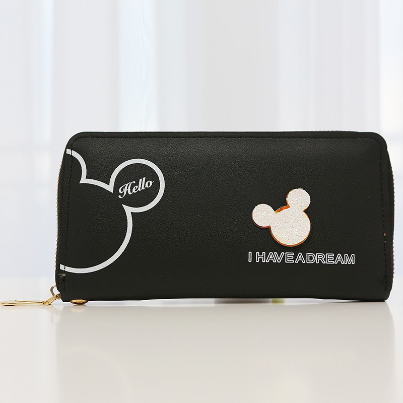 ♥TMALL88♥ Dompet Panjang Wanita Motif Micky Mouse Import Real Pict